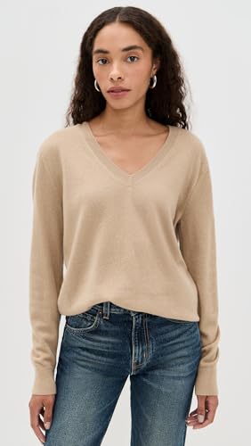 Vince Women's Weekend V Neck Cashmere Pullover2