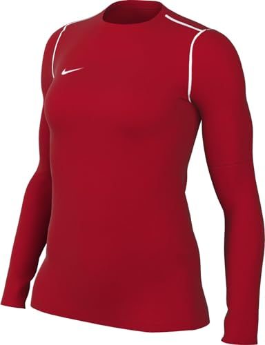Nike W NK DF Park20 Crew Top R Haut à Manches Longues, Rouge/Blanc, s Femme Nike W NK DF Park20 Crew Top R Haut à Manches Longues, Rouge/Blanc, s Femme