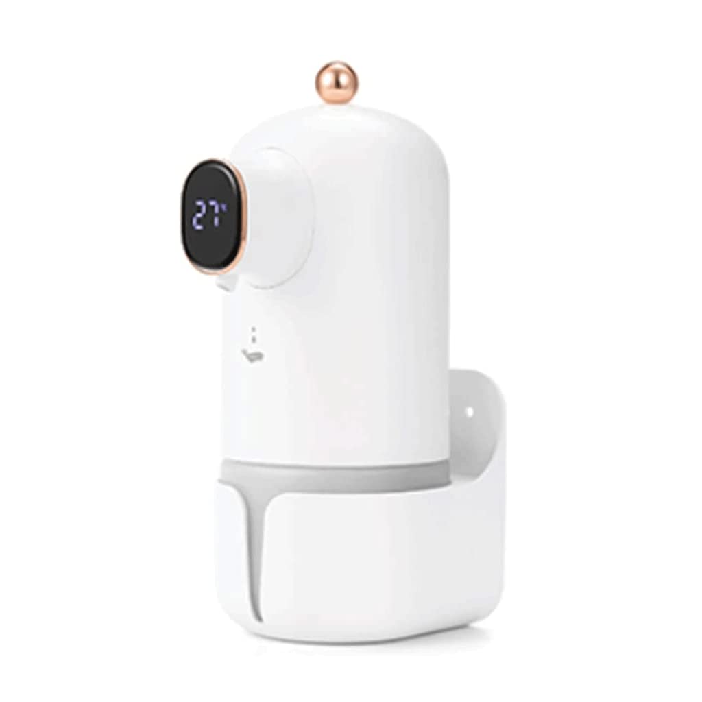 Distributore Automatico di Sapone da appoggio Distributore di lozione a Doppio Scopo Bottiglia per lozione Senza Contatto da 10,6 Once per la Cucina del Bagno
