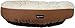 Amazon Basics Round Bolster Pet Bed for Dog or Cat with Flannel Top, 20.0