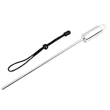 SPYMINNPOO Tauchstab-Zeiger, 32 cm Tauchstab, Bunter Edelstahl-Tauchgeräuschmacher mit Lanyard(Mit schwarzer Handschlaufe) Wassersport Tauchen