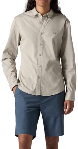 Levi's Men's LS Battery HM Slim Shirt, PALOMA, M