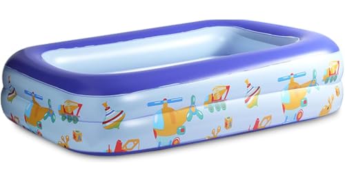 Piscine Enfant Jiahuade, Piscine Gonflable Carrée, Pataugeoire Bébé, Extérieur Été, Pataugeoire Famille, Jouets Aquatiques Enfants Intérieur Extérieur