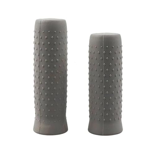 Poignées guidon trottinette Ninebot MAX G30 en silicone gris clair