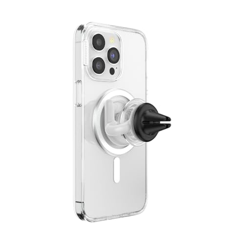 Image of PopSockets Car Phone Mount, Vent Mount, White - White