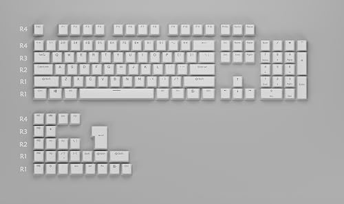 Cortek Set Di 130 Tasti Pudding Bianco Pbt Oem