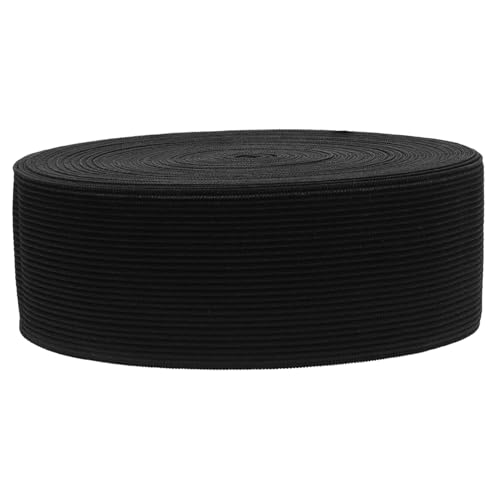 Veemoon 1roll Wide High Elasticity Sewing Elastic Band for Projects Thick Straps for Waistbands Skirts Crafts Versatile Elastic Ribbon for All Sewing Needs