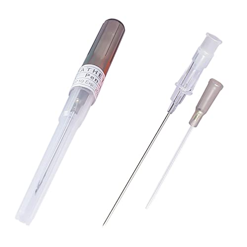 50pcs Catheter Piercing Needles 16g Piercing Hollow Needles IV Needles With Catheter Body Piercings Kit For Ear Nose Lip Tongue Belly Navel Nipple Disposable Sterile Tattoo Tool (16G/1.2mm)