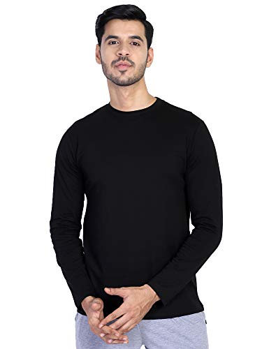 Image of DYCA by Bodycare Men's Cotton T Shirt | Round Neck | Full Sleeve | Regular Fit