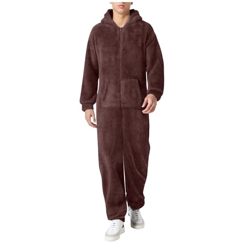 Pijama de manga larga de lana para hombre ideal para días de descanso en casa este invierno