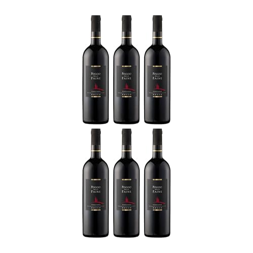 Poggio delle Faine Rosso IGT Rotwein Rot trocken Italien inkl. FeinWert E-Book...