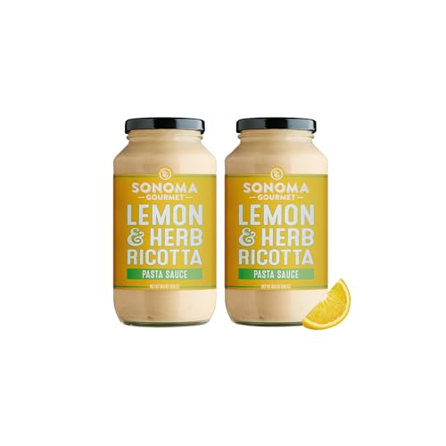 Sonoma Gourmet Lemon Herb Ricotta Pasta Sauce