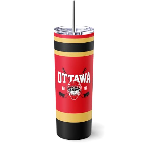Image of ANTKING Ottawa Tumbler 20oz Travel Mug Custom Name Number Gifts | Stainless Steel Insulated Coffee Cup for Men Women