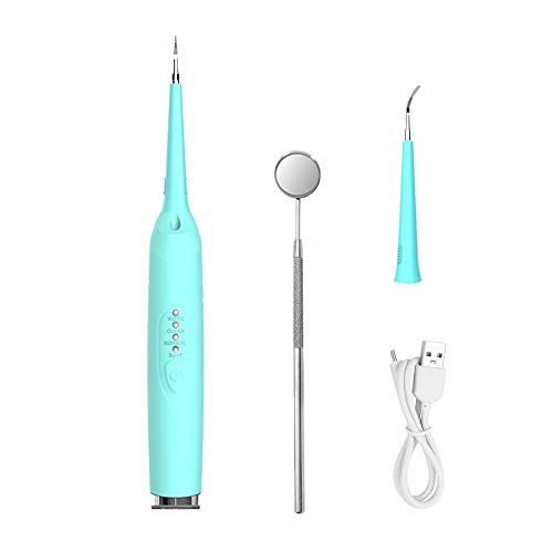 Teeth Cleaning Electric Sonic Dental Calculus Remover Tool Kit, Household Electric Tooth Polisher for Fighting Tartar Tooth Smoke and Tea Stains Teeth Polishing for People - Portable USB Charging