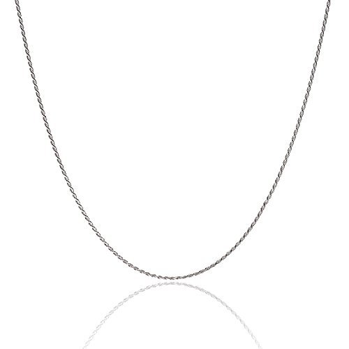 925 Sterling Silver 1.5Mm Rope Chain Lobster Claw Clasp 20" #TOP3