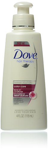 Dove Color Care Leave On Conditioner, 4 Ounce (Pack of 3)
