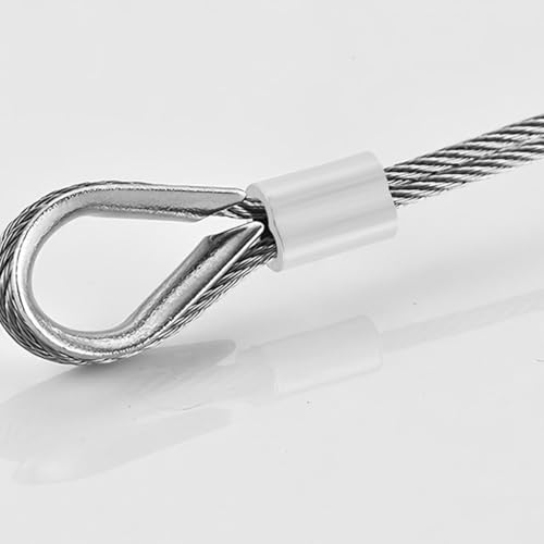 Abrazadera para cable JHKNNK en acero inoxidable 304 de alta resistencia y acabado industrial 6