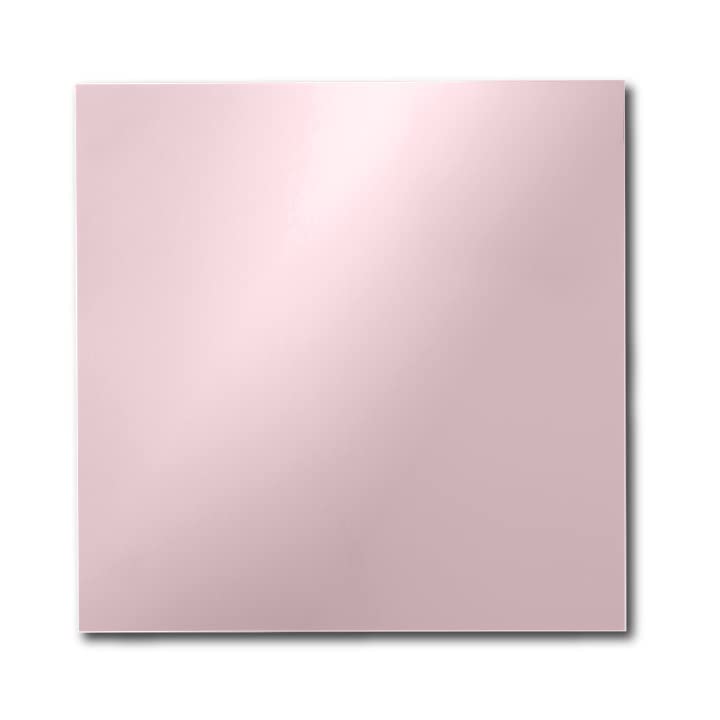 12 Pack Square Mirror Charger Plate | Lightweight |Decorative Dinnerware | Dinner Party | Wedding | Events | Table Setting | Rose Gold