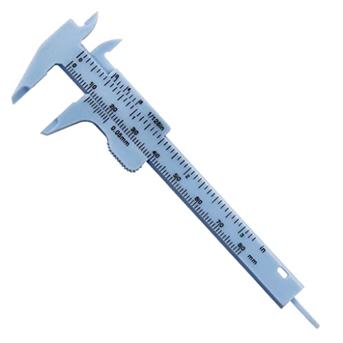 Calibrador de 80 mm con escala doble, 4 piezas miniatura 4