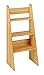 BioKinder 22187 Scaletta Laura Scala per fasciatoio Piccolo ripiano in Legno massello di ontano 89x40x31 cm
