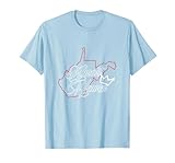Almost Heaven | West Virginia Map | American USA State T-Shirt, Men, Baby Blue, Medium