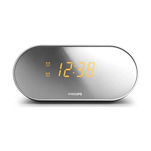 Philips AJ2000/12 Radiodespertador, FM Radio (Alarma Dual, Repetición de Alarma, Alarma Suave,...