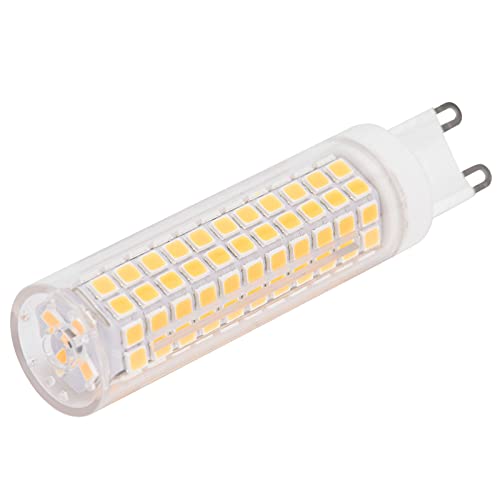 Tbest Ampoule G9 136Led 15W 1200Lm, en Céramique, Variable, Bipin, Maïs, pour éclairage Intérieur de la Maison, 110 Bras, Ampoule Led Blanche, Accessoires d'éclairage (220V Blanc froid)