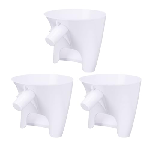 Aramox Entonnoir à Farine 3 Pièces, Entonnoir Anti-éclaboussures pour Verser la Farine, adapté au Mélangeur à Tête Inclinable KSM150 4.5 5 Qt, Lave-vaisselle