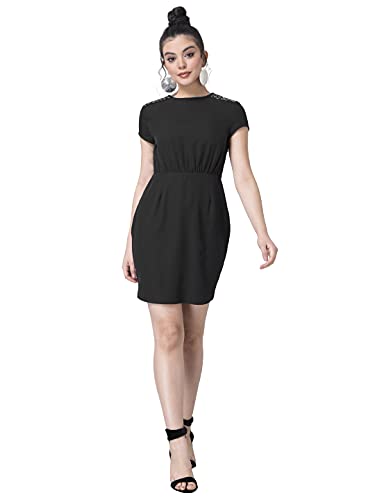 Image of FabAlley Women's Crepe A-Line Mini Dresses