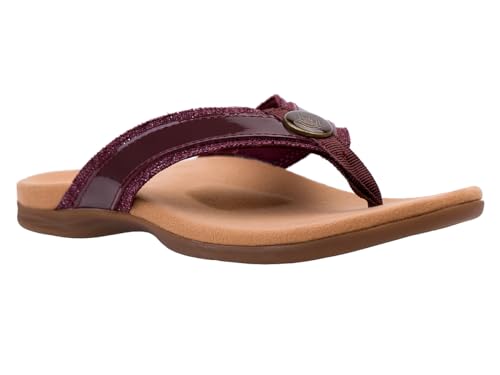 Spenco Chanclas Sutton para mujer, Sassafras, 36 EU