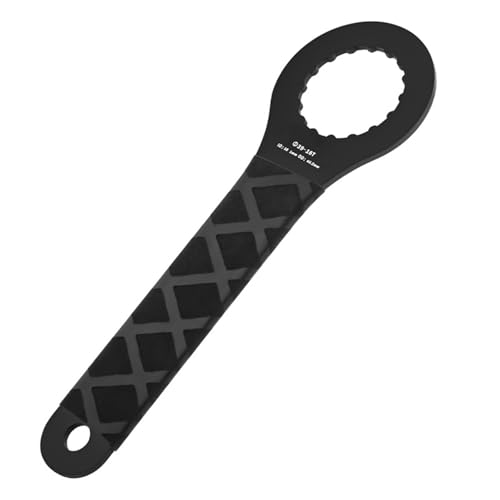 divuukyi Herramienta de mantenimiento de bicicletas de precisión de aleación de aluminio, llave de pedalier profesional para bicicletas