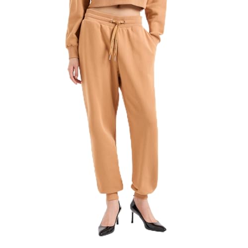 Armani Exchange Women's Cotton Diagonal French Terry Jogger with Script Logo