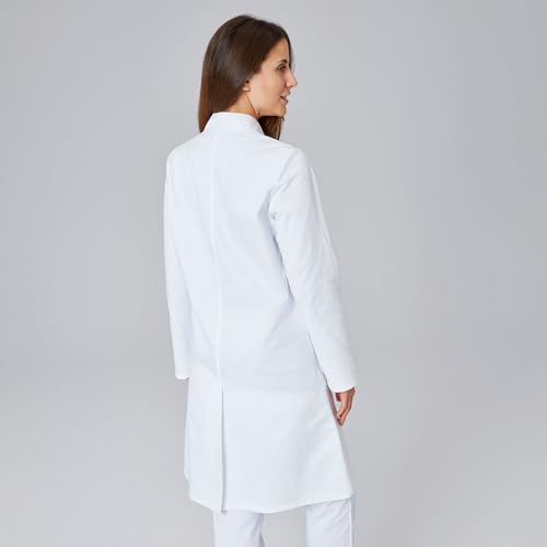 Manteau de travail médical Exner blanc taille S à poches pratiques - 7
