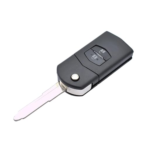 Coque clé télécommande voiture 2 boutons pour Mazda Demio CX7 RX8 MX5 MPV - 5