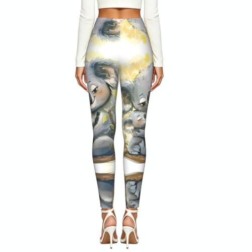 Leggings de compresión de koala para mujer y bebé 3