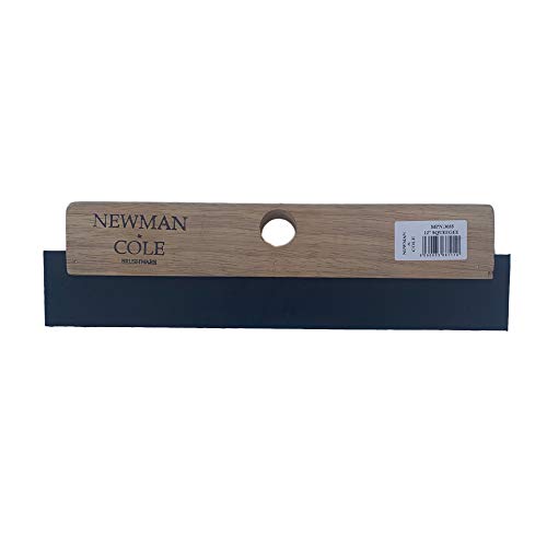 Newman & Cole Wooden Floor Squeegee Heavy Duty Head With Rubber Squeegee Blade - Ideal For Outdoor Wet Room Swimming Pool Etc. Available in 12, 18, 24 & 36 (12 / 30cm Squeegee Head)