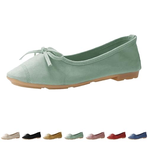 Chaussures de bateau plates et escarpins pointus sans talon - 4