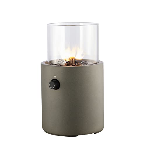 Clifton Tischkamin Feuerstelle Gas Table Square & Round Outdoor (Table Round Grey)