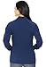 Med Couture Women's Scrub Warm-Up Jacket Raglan with 4 Pockets with Ultra Soft and Durable Fabric - MC7660, S, Navy