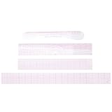 Outils de couture et accessoires : multifonctionnels et polyvalents, peuvent être utilisés pour la fabrication de vêtements, pantalons ainsi que d'autres objets, règle transparente