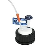 ALWSCI Stay Safe Cap, GL45 2 Anschlüsse inkl. 1 Luftventil, mit Zeitstreifen und 1 x 1/4’’-28 Anschluss für 3,2mm(1/8’’) ID Schlauch, 1Satz/pk