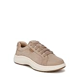 Dr. Scholl's Women's Feel Good Plantar Fasciitis Sneaker Taupe Leather 8 M