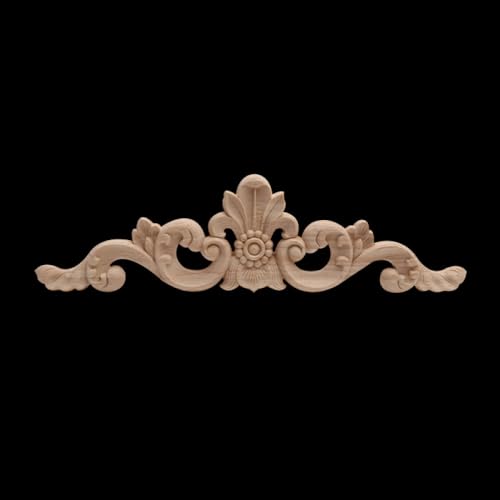 Molduras de madera de caucho C62 para restaurar muebles antiguos