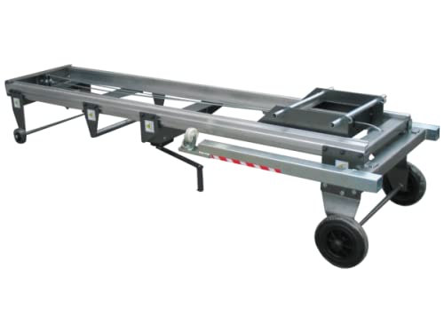 CARRETILLA ELEVADORA MANUAL DE ALUMINIO. Altura máxima: 3.67 metros y Carga máxima elevable 160 kilos.