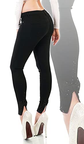Redseventy Damen Hüft- Stretch- Jeans Hose schwarz 3480 Größe XS Cover