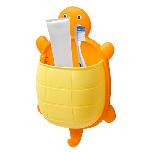Soporte para control remoto – Organizador de pared para ahorro de espacio, soporte de pared remoto de tortuga | Caja de almacenamiento multifuncional para teléfono, control remoto, cepillo de dientes