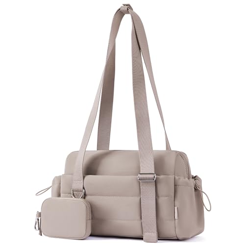 Image of ROULENS Small Gym Bag for Women 2 Set Mini Gym Duffle Bag with Wet Compartment and Coin Wallet, Gym Tote Bag for Workout /Sport /Travel