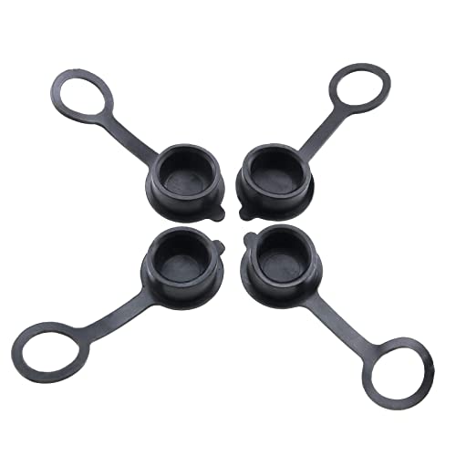 BELOWSYALER Wasserdichte Abdeckung Staubgummikappe Rundstecker Schutzkappe GX12 GX16 20 Verschleißfeste Gummimanschette Luftfahrtstecker Staubkappe Luftfahrtbuchse Gummiabdeckung Schutzhüllen