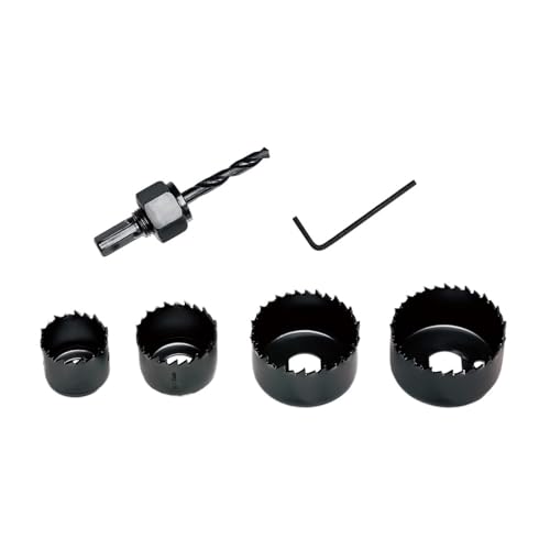 Juego de 6 Brocas Corona para Metal y Madera