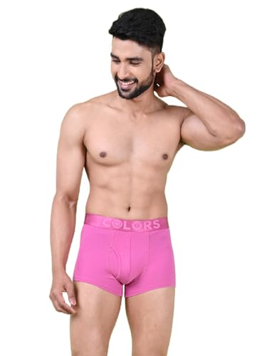 Image of Rupa Colors Pep Collection Trunk for Men, Cotton Blend, Anti Ride-Up, Snug Fit, Pack of 1